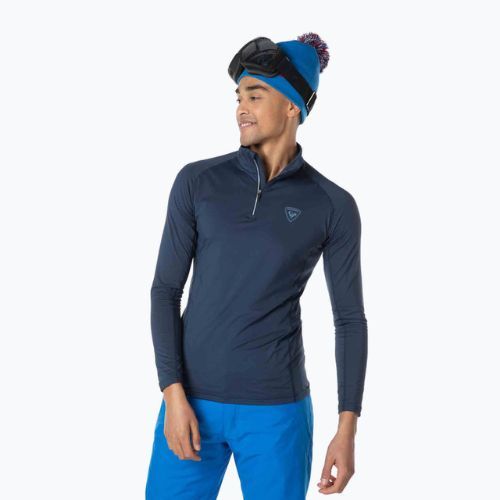 Men's thermal active sweatshirt Rossignol Classique 1/2 Zip dark navy