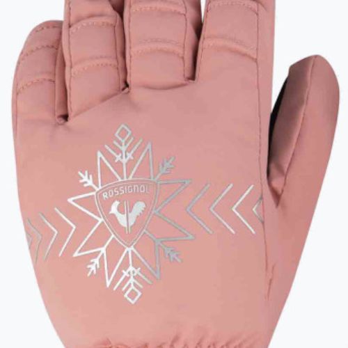 Rossignol women's ski gloves Perfy G cooper pink