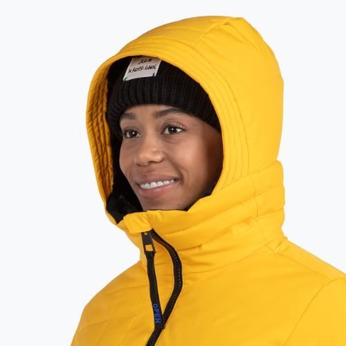 Women's ski jacket Rossignol Stellar Down yellow