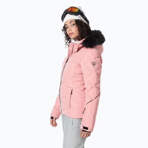 Rossignol Staci women's ski jacket cooper pink