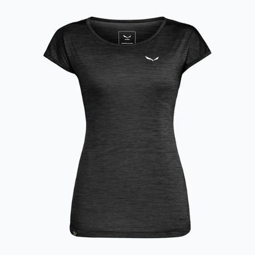 Women's trekking shirt Salewa Puez Melange Dry black out melange