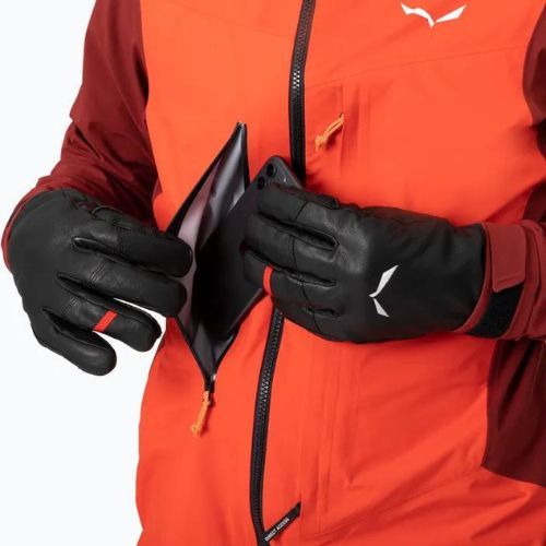 Salewa men's ski jacket Sella Dst Hyb syrah