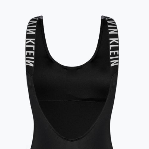 Women's Calvin Klein Scoop Back One Piece Swimsuit Black