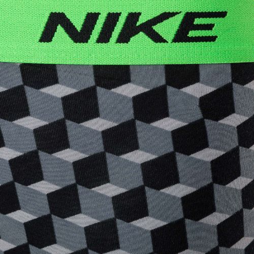 Men's boxer shorts Nike Everyday Cotton Stretch Trunk 3Pk BAU geo block print/cool grey/black