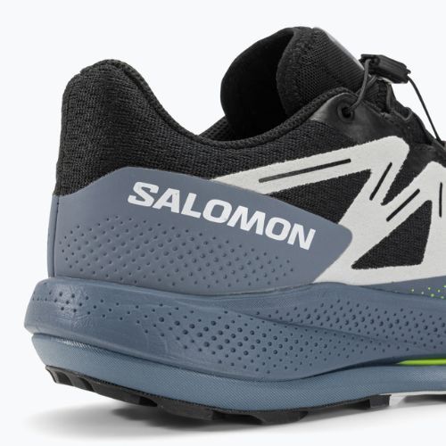 Men's Salomon Pulsar Trail running shoes black/china blue/arctic ice