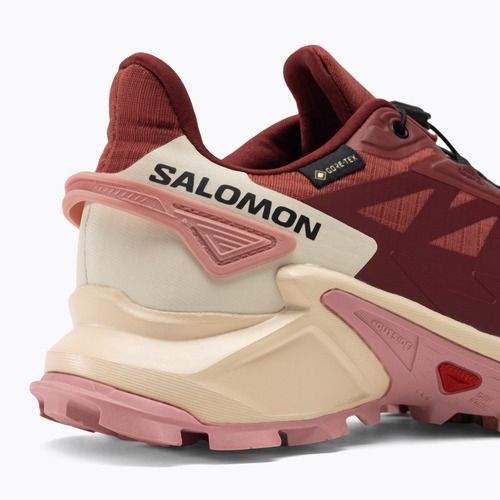 Women's running shoes Salomon Supercross 4 GTX cow hide/syrah/blush