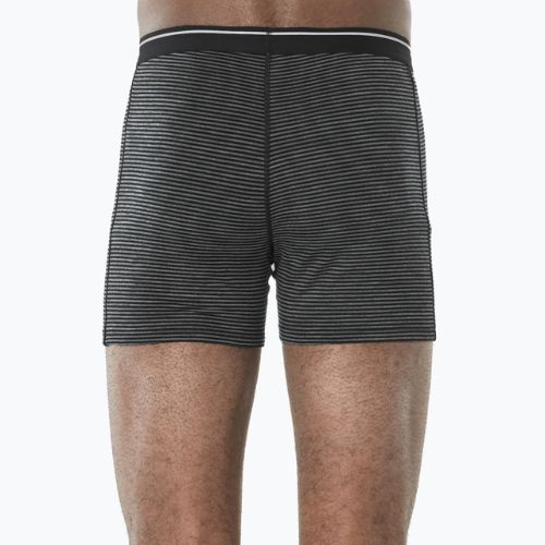 Men's thermal boxer shorts icebreaker Anatomica gritstone hthr
