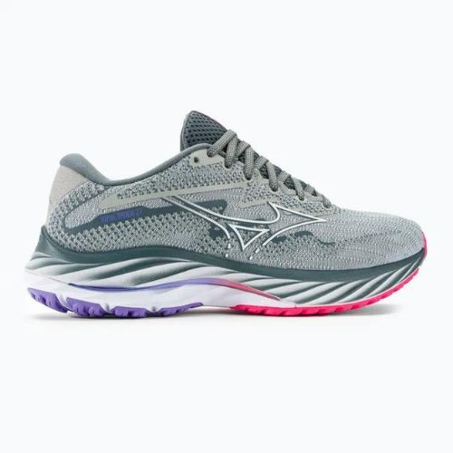 Women's running shoes Mizuno Wave Rider 27 pearl blue/white/highvpink