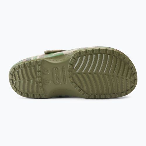 Crocs Classic Printed Camo Clog army green/multi flip-flops