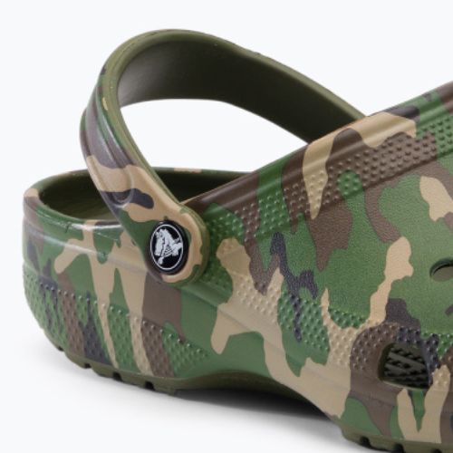 Crocs Classic Printed Camo Clog army green/multi flip-flops
