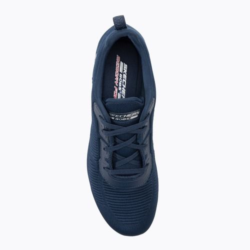 Women's SKECHERS Bobs Squad Tough Talk navy sneakers