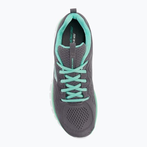 SKECHERS Graceful Get Connected women's training shoes charcoal/gray