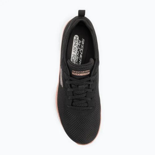 Women's training shoes SKECHERS Flex Appeal 4.0 Brilliant View black/rose gold