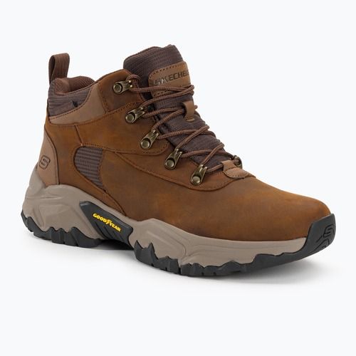 SKECHERS Terraform Renfrom men's trekking boots dark brown