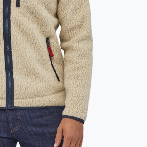 Men's Patagonia Retro Pile el cap khaki fleece sweatshirt