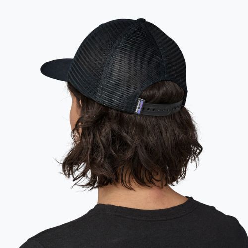 Patagonia P-6 Logo LoPro Trucker cap black
