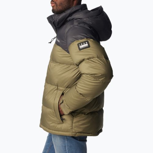 Columbia Bulo Point II stone green/shark men's down jacket