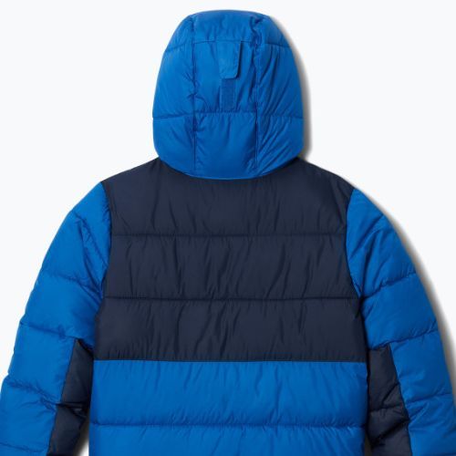 Columbia Pike Lake II Hooded bright indigo/collegiate navy children's down jacket