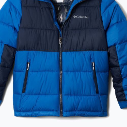Columbia Pike Lake II Hooded bright indigo/collegiate navy children's down jacket