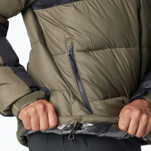 Men's Columbia Pike Lake II Hooded stone green/shark down jacket