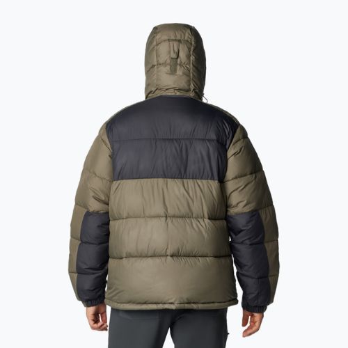 Men's Columbia Pike Lake II Hooded stone green/shark down jacket