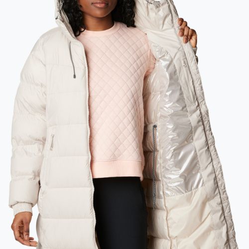 Columbia women's down coat Pike Lake II Long dark stone