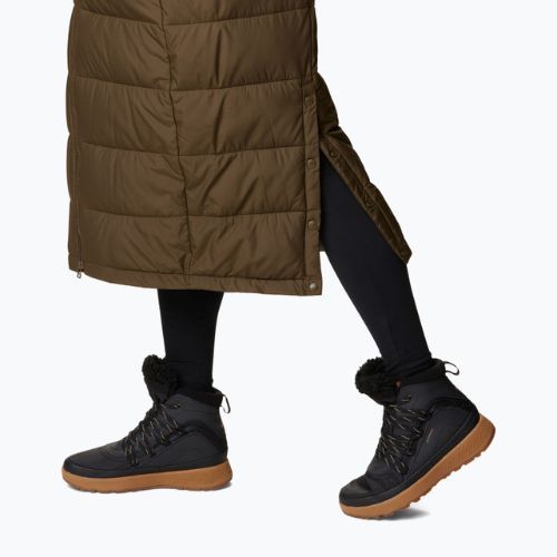 Columbia Pike Lake II Long women's down coat olive green