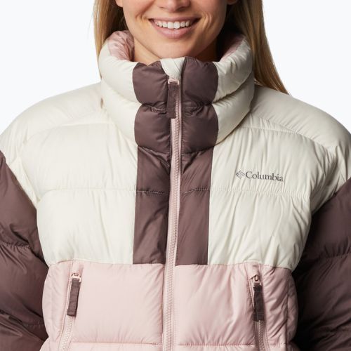 Columbia Pike Lake II Cropped dusty pink/chalk/basalt women's down jacket