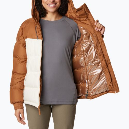 Columbia Pike Lake Insulated II women's down jacket camel brown/chalk