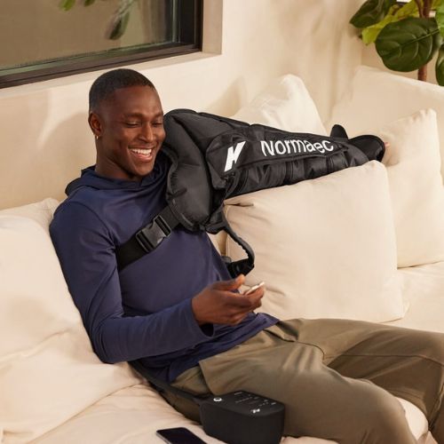 Normatec compression sleeves black