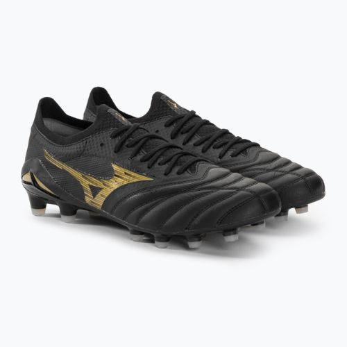 Mizuno Morelia Neo IV Beta Elite MD men's football boots black/gold/black