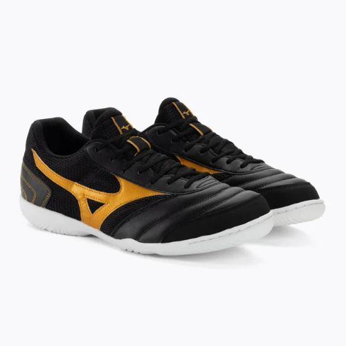 Men's football boots Mizuno Morelia Sala Club IN black/mp gold