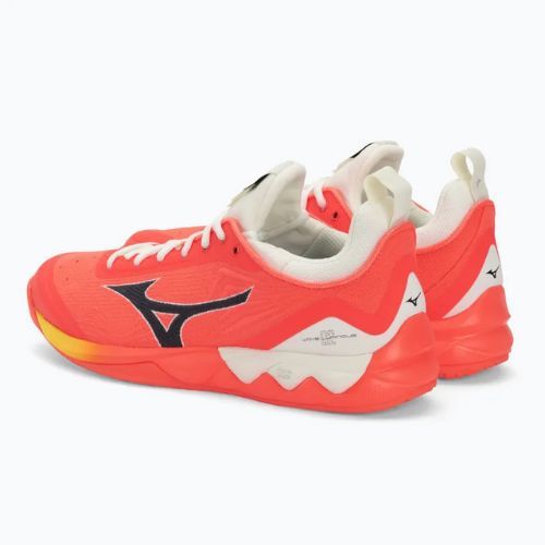 Men's volleyball shoes Mizuno Wave Luminous 2 neon flame / black / bolt2 neon
