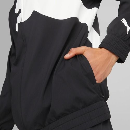 Men's training jacket PUMA Train Big Cat Lined Woven puma black
