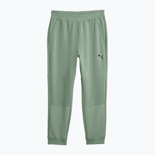 Men's PUMA Fit Double Knit Jogger training trousers eucalyptus