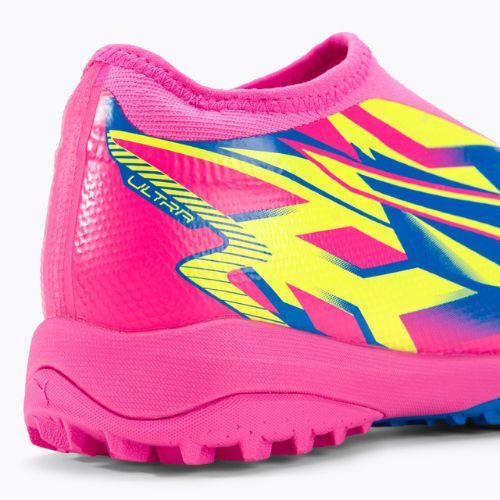 PUMA Match Ll Energy TT + Mid Jr children's football boots luminous pink/ultra blue/yellow alert