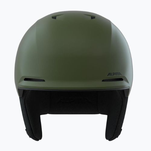 Alpina Brix olive matt ski helmet