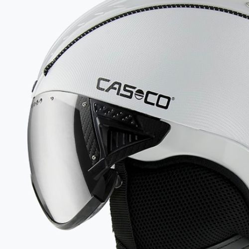 Ski helmet CASCO SP-2 Photomatic Visor structured white glossy