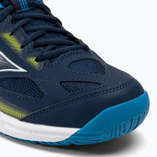 Men's tennis shoes Mizuno Break Shot 4 AC dress blues / jet blue / sulphur spring