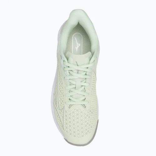 Women's tennis shoes Mizuno Wave Exceed Tour 5 CC ambroshia / silver / techno green