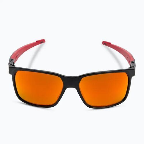 Oakley Portal X polished black/prizm ruby polarized sunglasses