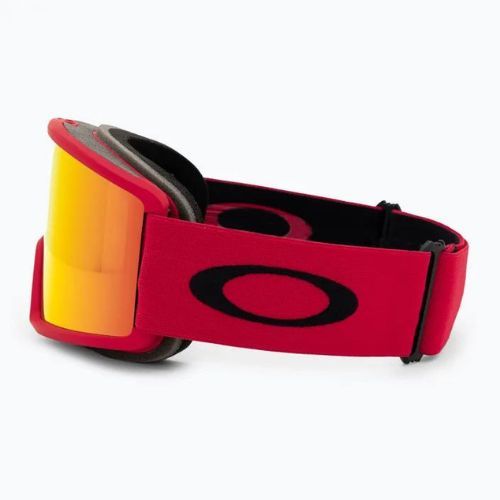Oakley Target Line redline/fire iridium ski goggles
