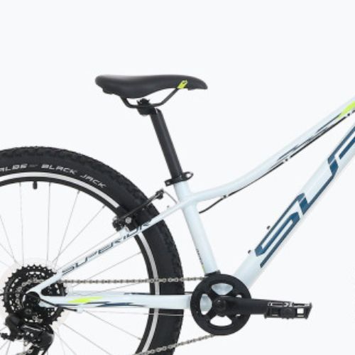 Children's bicycle Superior RACER XC 24 gloss white/blue/neon yellow