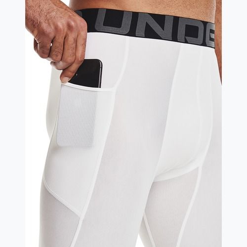 Under Armour men's leggings HG Armour 3/4 white/black