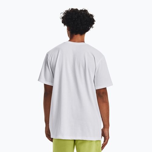 Men's Under Armour Logo Emb Heavyweight T-shirt white/black