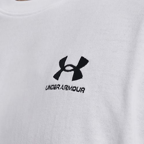 Men's Under Armour Logo Emb Heavyweight T-shirt white/black