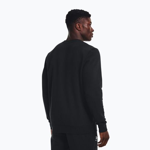Men's Under Armour Essential Fleece Crew black/white sweatshirt