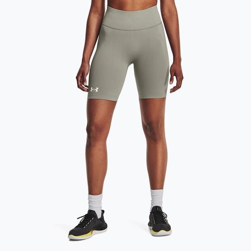 Under Armour Train Seamless grove green/white women's training shorts