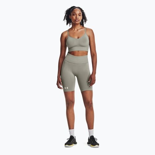 Under Armour Train Seamless grove green/white women's training shorts