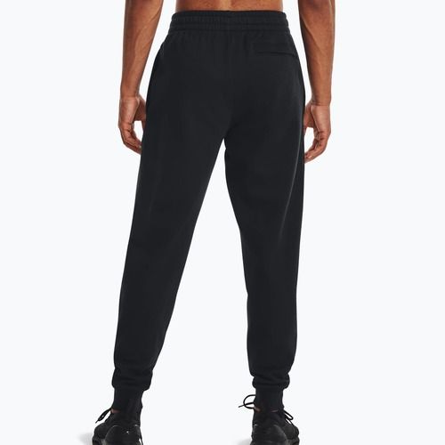 Under Armour men's training trousers Rival Fleece Joggers black/white
